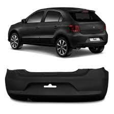 Parachoque Envolvente Traseiro VW Gol G6 / Preto Liso - 2012/2016