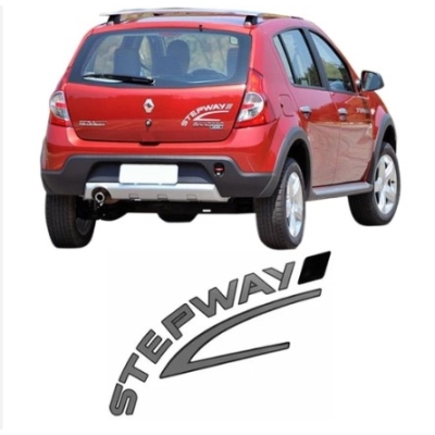 Emblema Letreiro Stepway Mala Sandero Stepway Até 2010