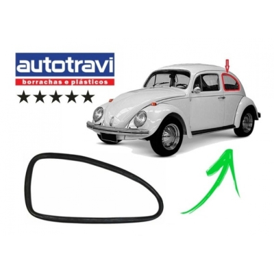 Borracha Do Janela Vw Fusca 63 A 95 Janela Lateral Basculante Movel (Abrir) - Autotravi