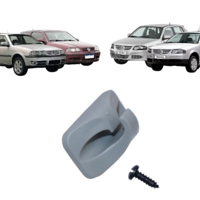 Suporte Do Quebra-Sol VW Gol, Parati, Saveiro - 1994/2014 - Cinza Claro